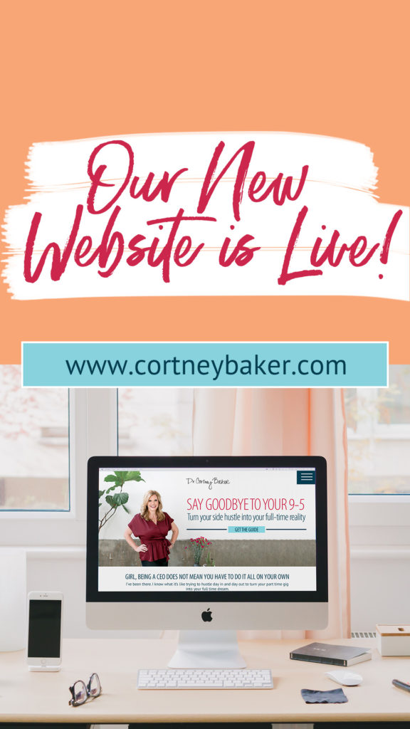 Dr. Cortney Baker Business Coach Website Redesign with J. Alexandria Creative, Huntsville, Alabama Branding and website designer. Dr. Cortney Baker Website Social Media  Instagram Story graphic. 