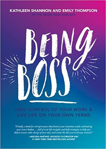 J. Alexandria Creative shares favorite business and personal development books. Being Boss by Emily Thompson and Kathleen Shannon is definitely a favorite!