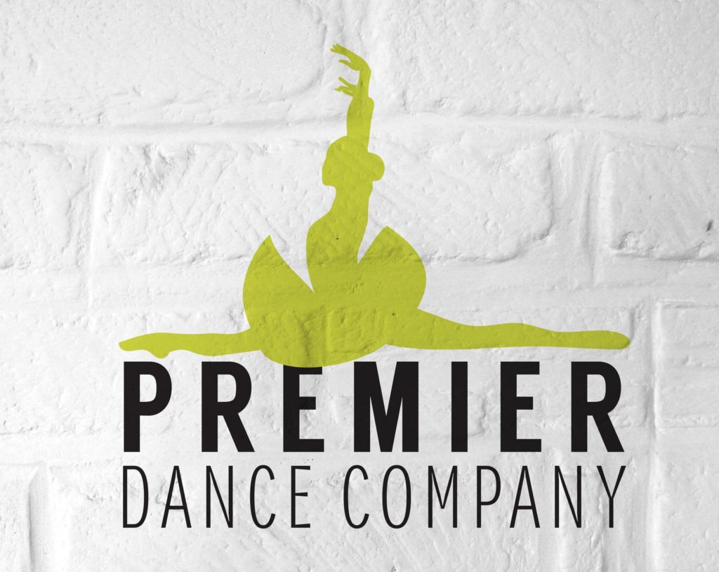 Premier Dance Company branding project by J. Alexandria Creative.  Huntsville Alabama Branding and Website Designer. Logo design mockup. 
