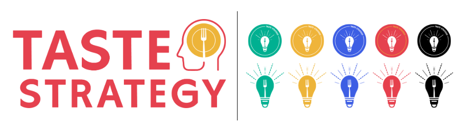Taste Strategy Logo, Taste Strategy submarks, Food Science, Food Consultant Branding , Sensory Science Branding
