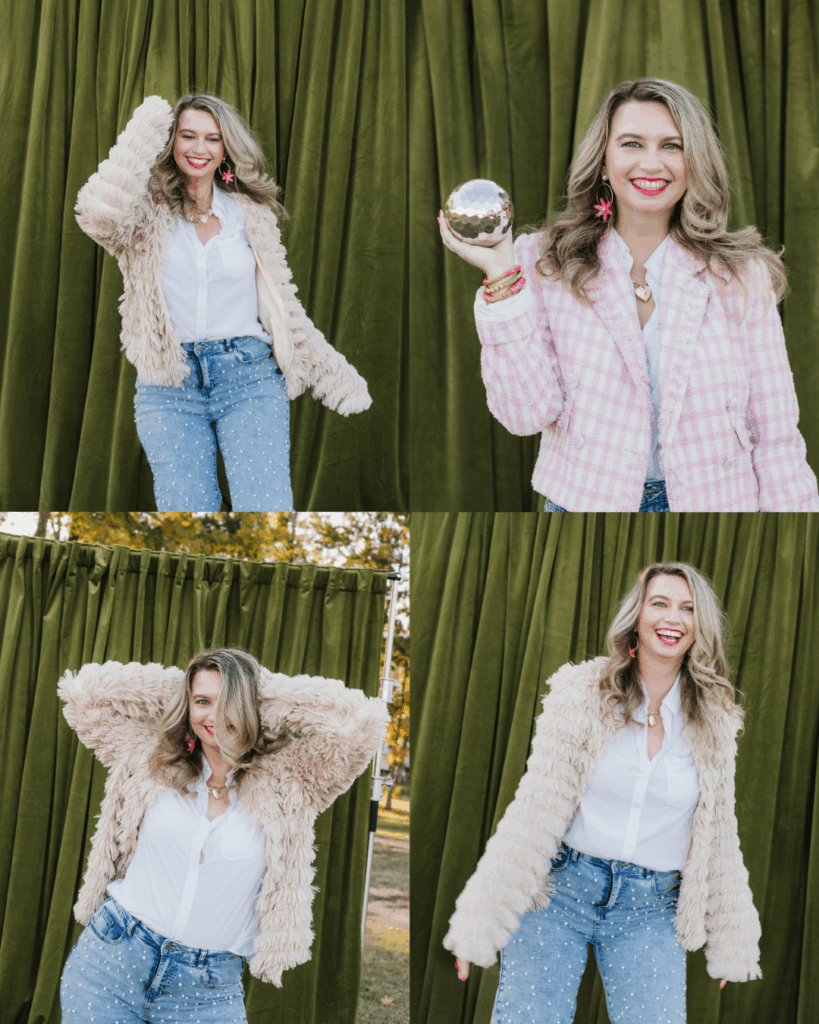 velvet backdrop for agency team photos