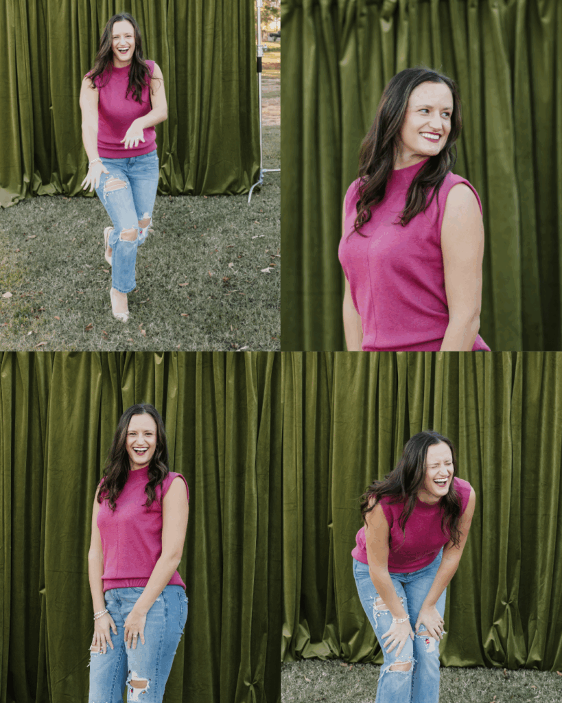 velvet backdrop for agency team photos