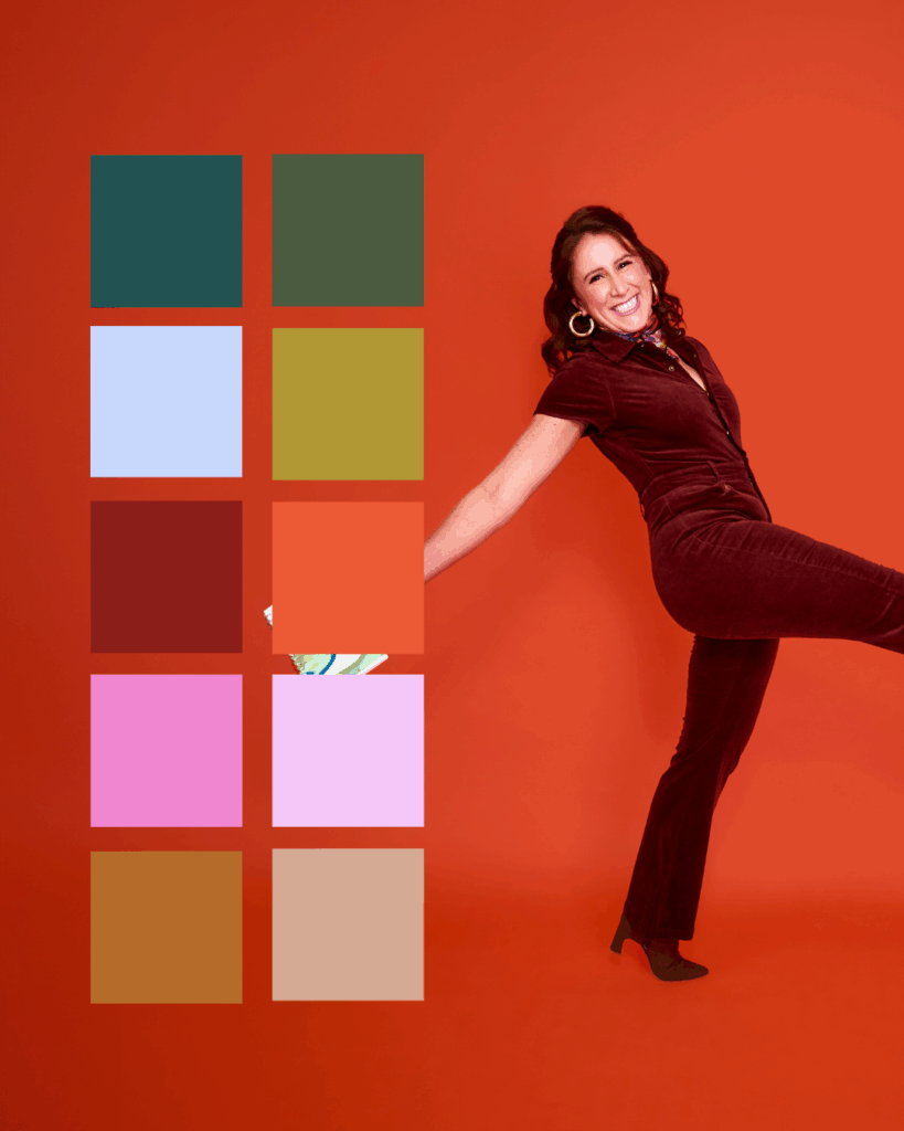 coaching website design, leadership coach website, bold brand, bold website, colorful website, orange website design