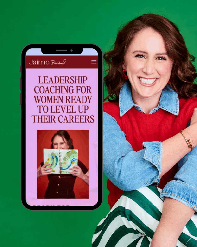 coaching website design, leadership coach website, bold brand, bold website, colorful website 